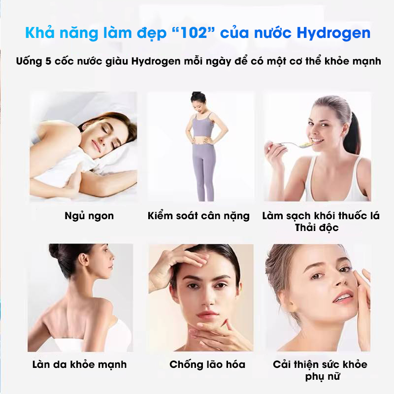 ​Tại sao uống nước giàu Hydro lại tốt cho cơ thể?