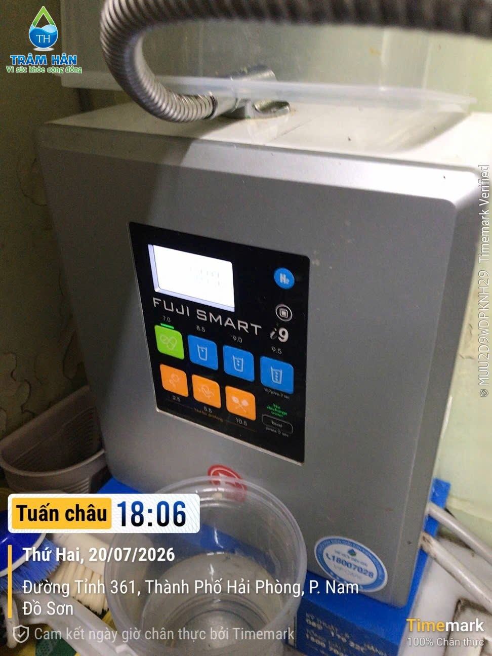 Kiểm tra máy Fuji Smart i9 tại nhà khách hàng